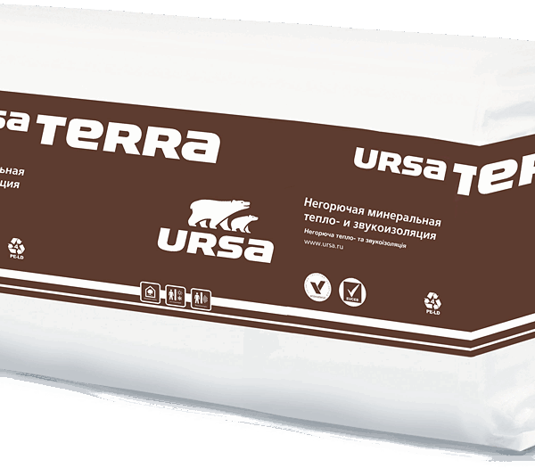 Ursa TERRA 34 PN PRO 1000х610х50 мм Ursa TERRA 34 PN PRO 1000х610х50 мм