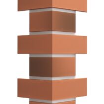 Docke Угол наружный Flemish Красный жженый