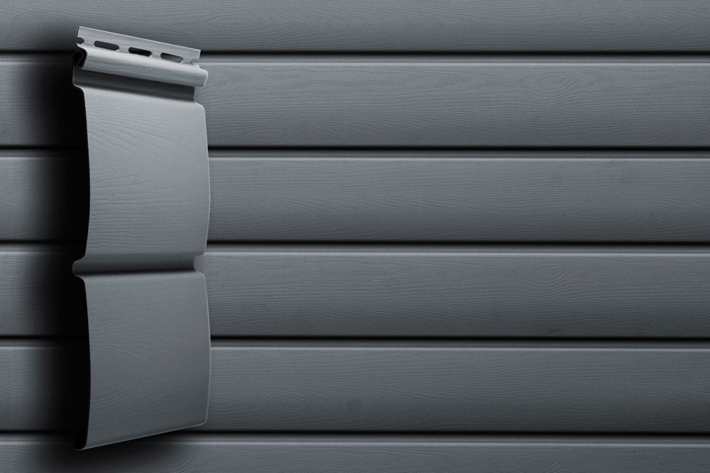 Grand Line Сайдинг D4,8 Блок-хаус Акриловый Графит