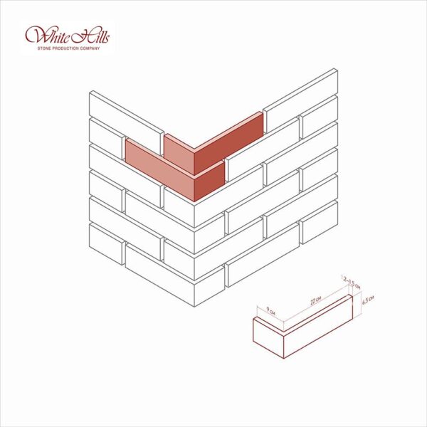 White Hils Декоративно-облицовочные изделия "Лондон брик" 300-05 — изображение 2