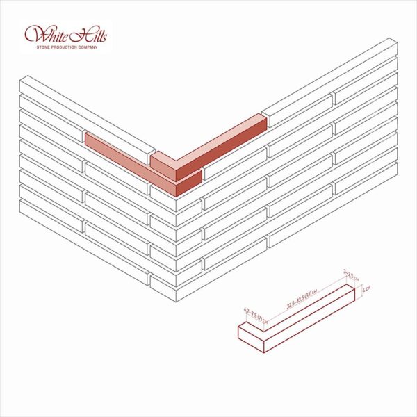 White Hils Декоративно-облицовочные изделия "Остия Брик" 383-45 — изображение 2
