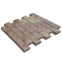 Stein_Rus: Тротуарная плитка Севилья 80мм ColorMix гладкая Берилл Stein_Rus: Тротуарная плитка Прямоугольник Лайн 60мм Colormix гладкая Берилл