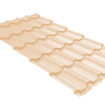 Grand Line Металлочерепица Квинта Плюс Satin 0,5 мм Ral 1015