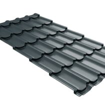 Grand Line Металлочерепица Квинта Плюс Satin 0,5 мм Ral 7016