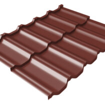 Grand Line Профиль волновой Квинта Уно Pe 0,45 мм Ral 3009 Grand Line Профиль волновой Квинта Уно Pe 0,45 мм Ral 3009