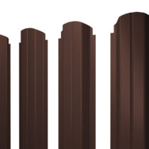 Grand Line Штакетник П-образный фигурный Ре двухсторонний 0,45 мм (Ral 8017) Grand Line Штакетник П-образный фигурный Satin 0,5 мм (Ral 8017)