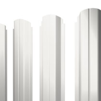 Grand Line Штакетник П-образный фигурный Ре двухсторонний 0,45 мм (Ral 9003) Grand Line Штакетник П-образный фигурный Ре двухсторонний 0,45 мм (Ral 9003)