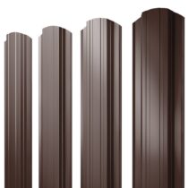 Grand Line Штакетник Прямоугольный фигурный Ре 0,4 мм (Ral 8017) Grand Line Штакетник Прямоугольный фигурный Ре 0,4 мм (Ral 8017)