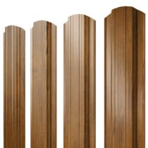 Grand Line Штакетник Прямоугольный фигурный Print-Double Elite 0,45 мм (Golden Wood) Grand Line Штакетник Прямоугольный фигурный Print-Double Elite 0,45 мм (Golden Wood)