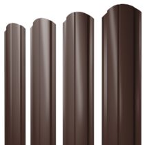 Grand Line Штакетник Полукруглый Slim фигурный Ре двухсторонний 0,45 мм (Ral 8017) Grand Line Штакетник Полукруглый Slim Slim фигурный Ре 0,4 мм (Ral 8017)