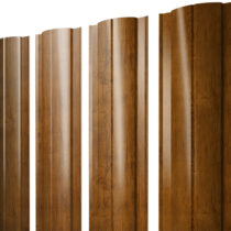 Grand Line Штакетник Круглый Print Double Elite 0,45 мм (Golden Wood) Grand Line Штакетник Круглый Print Double Elite 0,45 мм (Golden Wood)