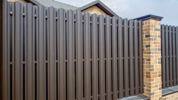 Grand Line Штакетник Круглый фигурный Print Elite 0,45 мм (Nordic Wood) — изображение 5