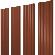 Grand Line Штакетник Twin PurLite Matt 0,5 мм (Ral 8004) Grand Line Штакетник Twin PurLite Matt 0,5 мм (Ral 8004)