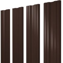 Grand Line Штакетник Twin Ре двухсторонний 0,45 мм (Ral 8017) Grand Line Штакетник Twin Satin 0,5 мм (Ral 8017)