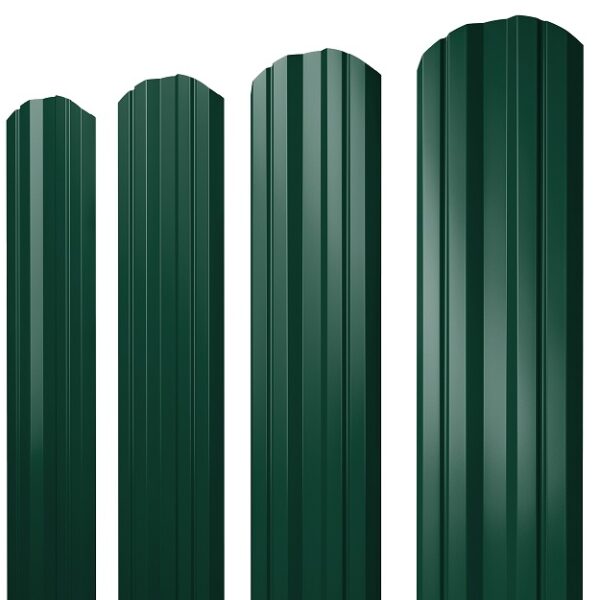 Grand Line Штакетник Twin фигурный Ре двухсторонний 0,45 мм (Ral 6005) Grand Line Штакетник Twin фигурный Ре двухсторонний 0,45 мм (Ral 6005)