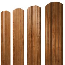 Grand Line Штакетник Twin фигурный Print Elite 0,45 мм (Golden Wood) Grand Line Штакетник Twin фигурный Print Double Elite 0,45 мм (Golden Wood)