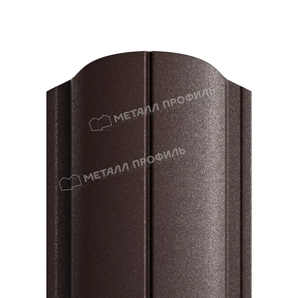 МеталлПрофиль Штакетник металлический Ellipse-O VikingMP E 0,5 мм (RR32)