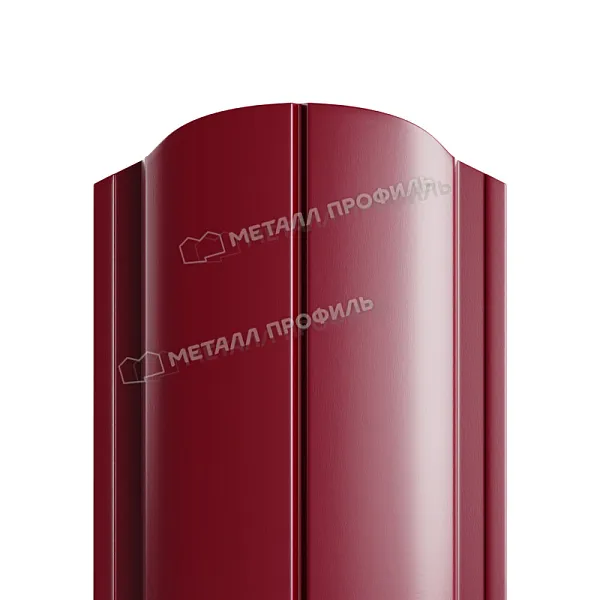 МеталлПрофиль Штакетник металлический Ellipse-O Ре 0,45 мм (Ral 3005)