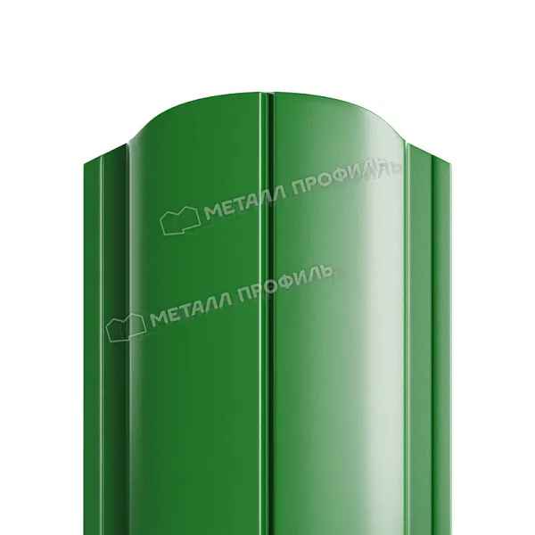 МеталлПрофиль Штакетник металлический Ellipse-O Ре 0,45 мм (Ral 6002)