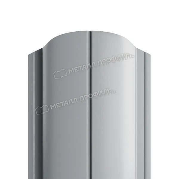 МеталлПрофиль Штакетник металлический Ellipse-O Ре 0,45 мм (Ral 7004)