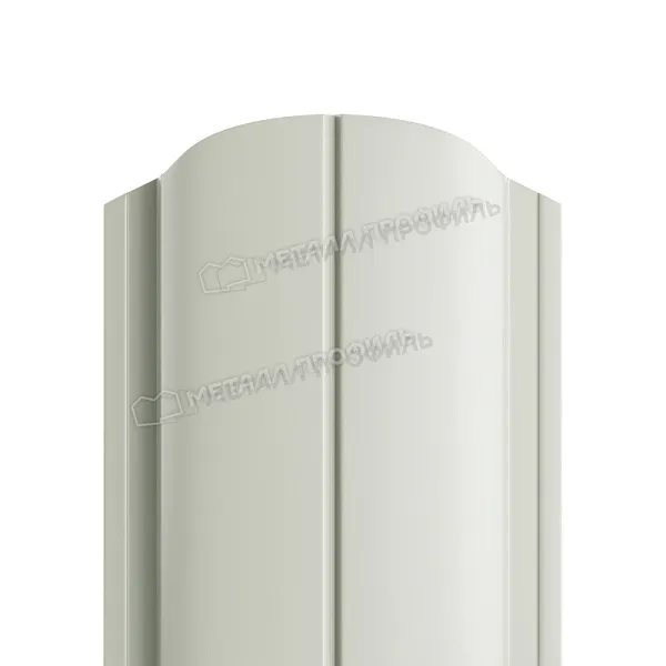 МеталлПрофиль Штакетник металлический Ellipse-O Ре 0,45 мм (Ral 9002)