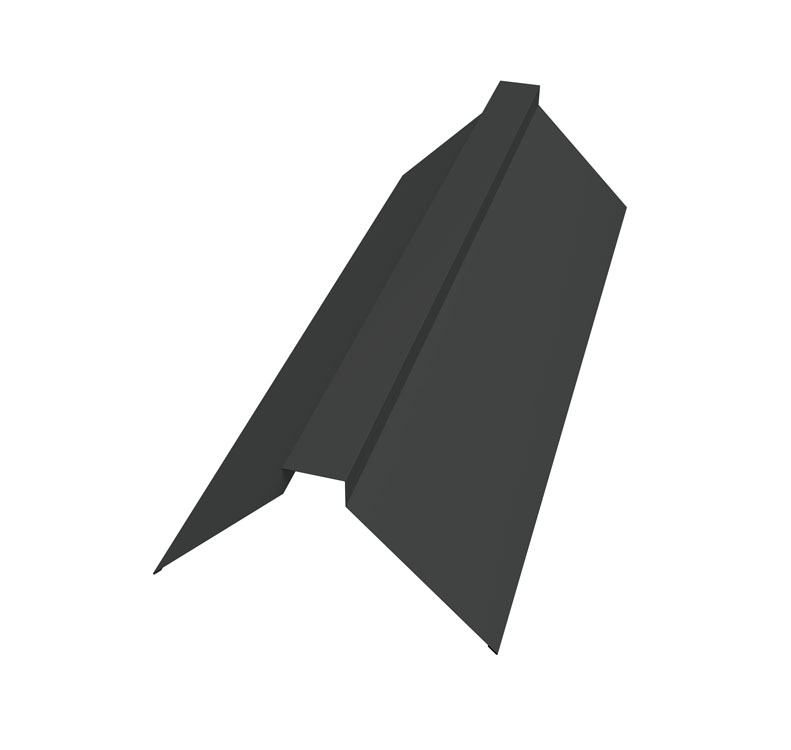 Grand Line Конек плоский 150х40х150 мм Pe 0,45 мм Ral 7016 Grand Line Конек плоский 150х40х150 мм Pe 0,45 мм Ral 7016 — изображение 3