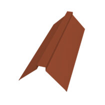 Grand Line Конек плоский 115х30х115 мм Pe 0,45 мм Ral 8004