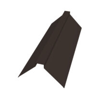 Grand Line Конек плоский 150х40х150 мм Drap 0,45 мм Ral 9005