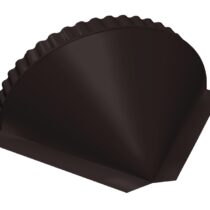 Grand Line Заглушка конусная полукруглого конька Drap Ral 9005