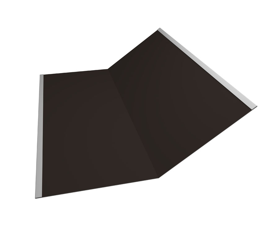 Grand Line Ендова нижняя 300х300 мм Satin 0,5мм RR 32 Grand Line Ендова нижняя 300х300 мм Pe 0,4 мм Ral 7024