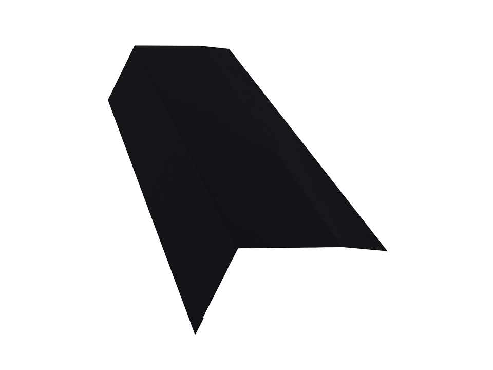 Grand Line Планка карнизная 65х100 мм Drap Ral 9005 Grand Line Планка карнизная 65х100 мм Drap Ral 9005