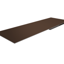 Grand Line Планка финишная Rooftop Бархат 0,5 мм, длина 2 м. Ral 8017