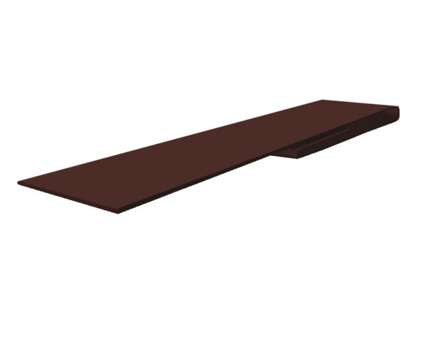 Grand Line: Планка финишная Satin Matt 0,5 мм длина 3 м Ral 8017