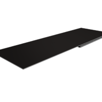 Grand Line Планка финишная Drap 0,45 мм, длина 2м. Ral 9005