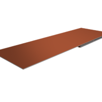 Grand Line Планка финишная Drap 0,45 мм, длина 2м. Ral 8004