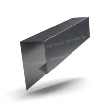 МеталлПрофиль Планка завершающая сложная Norman 0,5 мм Ral 7024