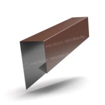 МеталлПрофиль Планка завершающая сложная Norman 0,5 мм Ral 8017