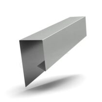 МеталлПрофиль Планка завершающая сложная Norman 0,5 мм Ral 9003