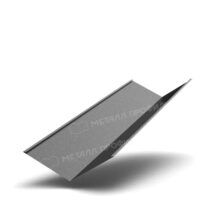 МеталлПрофиль Планка ендовы нижняя 298х298 VikingMP E-20 0,5 мм Ral 9005 МеталлПрофиль Планка ендовы нижняя 298х298 Purman 0,5 мм Ral 9005