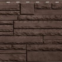 Альта-Профиль Фасадная панель Камень скалистый ЭКО Коричневый