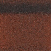 QUIET TILE Коньково-карнизная черепица (16,8/20 м.п.) Карминно-красный