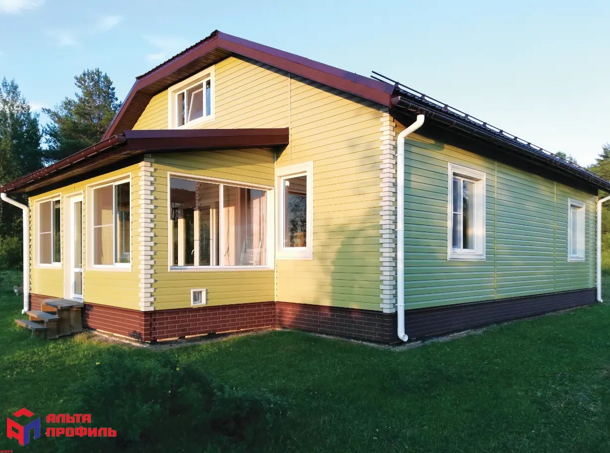 Альта-Профиль Профиль: Сайдинг Канада Плюс Престиж Корабельный брус Грушевый — изображение 3