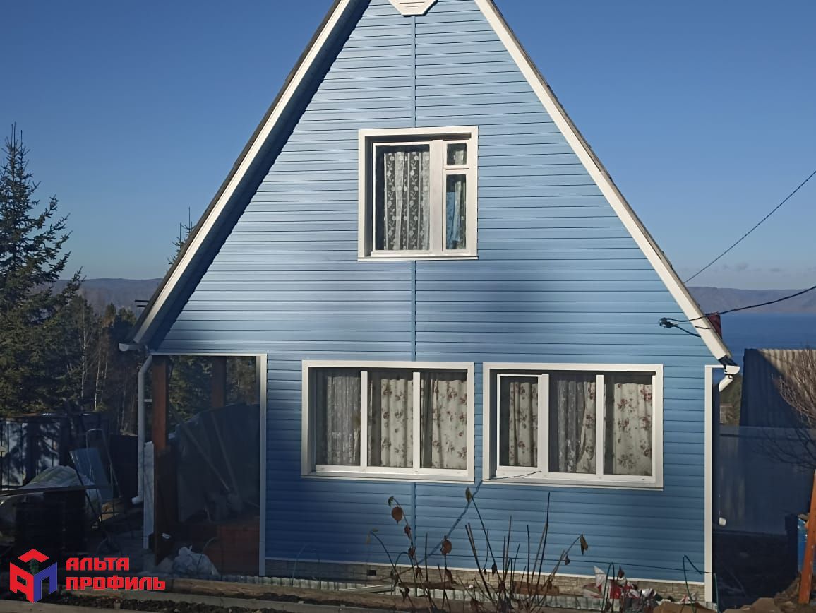 Альта-Профиль Сайдинг Канада Плюс Премиум Корабельный брус Серо-голубой — изображение 2