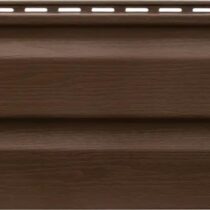 Альта-Профиль Сайдинг Канада Плюс Премиум Корабельный брус Орех тёмный