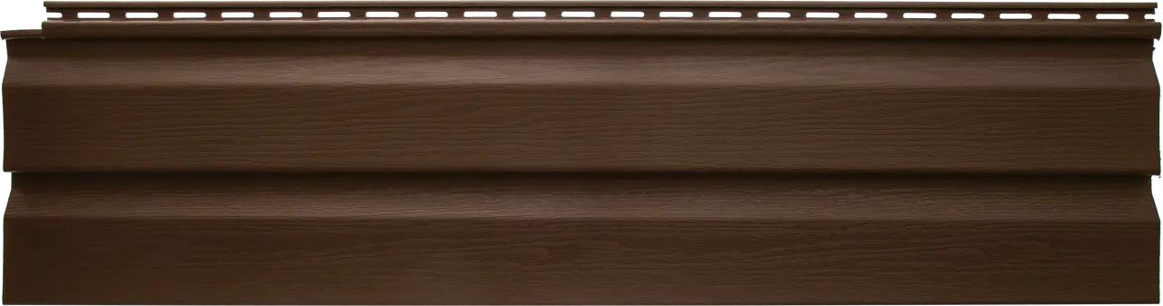 Альта-Профиль Сайдинг Канада Плюс Премиум Корабельный брус Орех тёмный