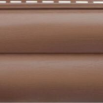 Альта-Профиль Сайдинг Blockhouse акриловый BH-02 двухпереломный Красно-коричневый