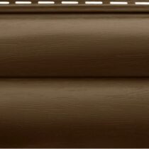 Альта-Профиль Сайдинг Blockhouse акриловый BH-02 двухпереломный Орех тёмный