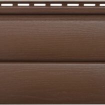 Альта-Профиль Сайдинг Blockhouse акриловый BH-03 двухпереломный малый Орех тёмный