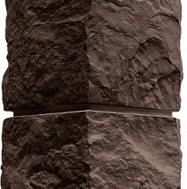 Альта-Профиль Внешний угол Туф ЭКО Коричневый