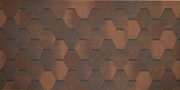 FarAcs Гибкая черепица Classic Hexa Мокка